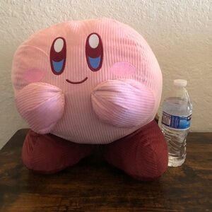 Toreba ~30cm Kirby - Multi Color Corduroy Big Plushy A. Pink (NWT)